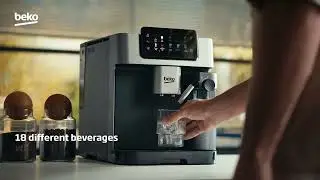 Beko CEG7348X CaffeExperto Bean To Cup Coffee Machine With Integrated Milk Jug Product Video