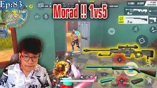 Wow!!1vs5 || Morad solo vs fireteams,Most kill Montage Highlight|| ,Rules Of Survival,ROS ep:83