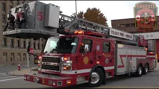 Toledo Fire, OH - Engine 5, Truck 5, Medic 5 & TC112 Responding.