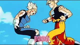 Evolution Goku Vs Vegeta (1990-2022)