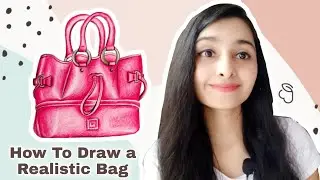 How To Draw a Bag | Color Pencil Drawing | Nift Entrance Exam Preparation | Step by Step Drawing