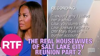 Heather plays a recording of Monica calling Mary a &ldquo;dumb b***h&rdquo;! (S4, E18) Reunion, Pt. 2