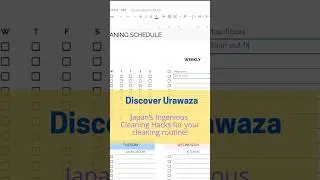 Discover Urawaza #cleaninghacks #freshtouch #officecleaning #hometips #cleaningcalendar