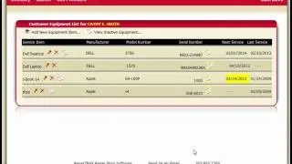 Managing Customer's Service Items with RepairTRAX Repair Shop Software