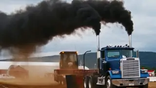Semi truck pulls