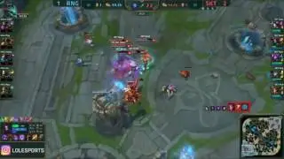 (Spoiler)SKT vs RNG Teamfight Wombo Combo!(Duke,Blank,Faker,Bang,Wolf)