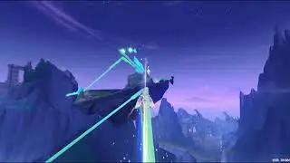 Break the seals on the floating island Genshin Impact