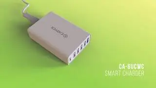 6-USB Wall Charger (60W) | CADYCE CA 6UCWC