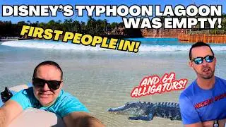 Rope Dropping Typhoon Lagoon, Lake Apopka Gators & Winter Garden Lights | Florida Disney World Vlog