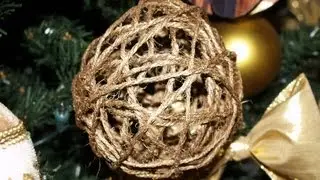 Adornos para el Árbol de Navidad 4: Esferas de Hilo - Christmas Tree Decoration 4: Thread Spheres