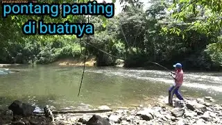 casting di arus deras sambarannya ganas sampai pontang panting di buatnya