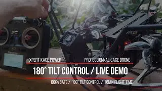 The Xpert Kage Power safe-cage drone now offers over 180&deg; of camera viewing angle