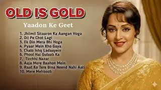 Old is Gold Hindi Songs 🎶 | 60s Classic Bollywood Romantic Melodies | Nostalgia Playlist
