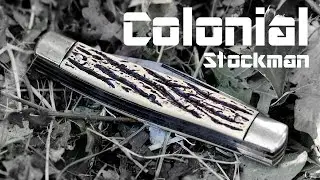 Vintage Colonial Prov. U.S.A. Stockman Pocket Knife