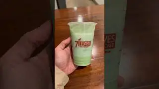 Mung bean milk tea @ 7 leaves cafe