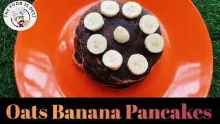 Ep: 2 |  Instant Oats Banana Pancakes | Quick 5-Min Breakfast Recipe | Thefoodisdesi #oats #pancake