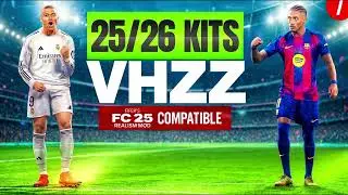 25/26 Kits in fc 25! Mod Manager Credits to Vhzz