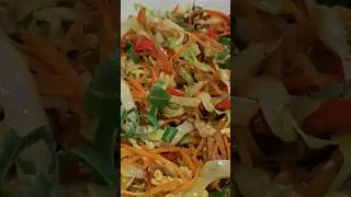 Deliciosa Ensalada de Repollo estilo Oriental Te Va a Encantar #ensaladas #ensaladasfaciles