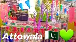 Eid Milad Un Nabi Jaloos In Attowala | Tuesday 17th September 2024 | Milad Sharif 💚 #eidmiladunnabi