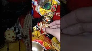 Laddu Gopal morning day routine shorts #shorts#Radha Krishna life #Laddu Gopal #like share subscribe