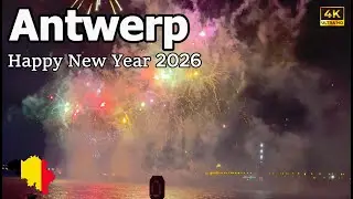 Antwerp's Insane New Year Fireworks Celebration (2026)