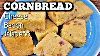 Cornbread with Jalape&ntilde;o, Bacon and Cheese