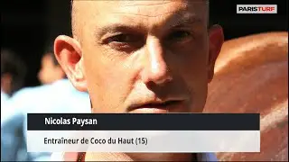 Nicolas Paysan, entraîneur de Coco du Haut (30/08 à Compiègne)