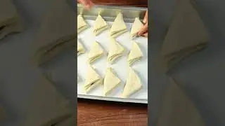 The easiest way to have a delicious, crispy layered bread👌😋 #recipe #food #dessert