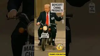 Donald Trump Says Boycott China Products 😂🤦&zwj;♂️#shorts #trump