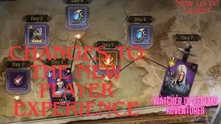 New US PC Client and New Player experience #watcherofrealms