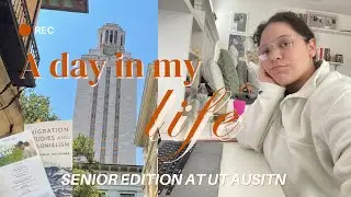 Senior @ UT Austin vlog 📚🍁| commuter life, studying, staying productive 