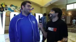 WSOP Main Event 2014 día 2C  Entrevista a Raúl Mestre
