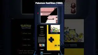 Game & Ad: Pokemon Red/ Blue Gameboy #1990s #retrogaming #retro #nostalgia #pokemon