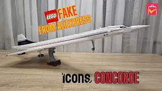Concorde - Fake Lego Icons 10318 from AliExpress