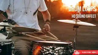 Deep bass kick ambient drum loop