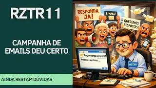 #RZTR11 - RIZA RESPONDE OS EMAILS... MAS AINDA RESTAM D&Uacute;VIDAS