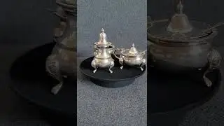 Silver-plated Vintage cruet set EPNS