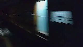 Single line crossing in night - Indian Railways