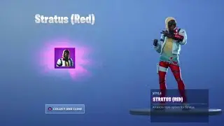 New STRATUS RED STYLE in Fortnite! (Fortnite Overtime Challenges FREE Reward)