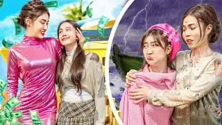 Rich Mom Swap Daughters With Poor Mom! Rich Girl Suddenly Become Broke