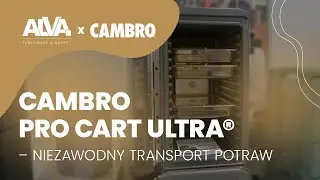 Cambro - w&oacute;zek Pro Cart Ultra&reg;  &ndash; niezawodny transport potraw w profesjonalnym wydaniu