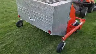 grass sweeping