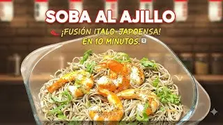 SOBA AL PEPERONCINO:La mezcla Italo-Japonesa que no sab&iacute;as que necesitabas!NUNCA LOS HAS PROBADO AS&Iacute;