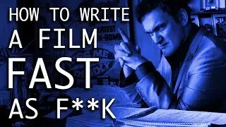 How to write a Screenplay FAST AS F**K 🔥