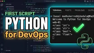 Learn Python Basics for DevOps — Variables, Types & Your First Script
