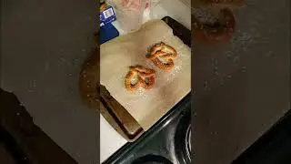 16-Year-Old's Favorite Breakfast: Turkey Bacon, Pretzel Bread & Pepperoni Delight.