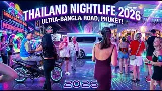 4K Patong Phuket Thailand Nightlife working message street ￼in Patong please visit to Phuket 