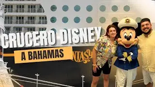 CRUCERO DISNEY 2025! TODA LA EXPERIENCIA A BORDO VIAJANDO A BAHAMAS! 🌴
