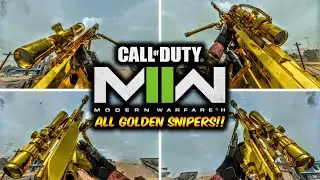 MW2 *GOLD* MASTERY CAMO ON ALL SNIPERS!! (INSPECT) CALL OF DUTY MODERN WARFARE II 1080p 2022