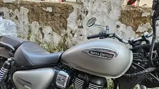 2025 Meteor 350 stellar grey colour walkthrough 